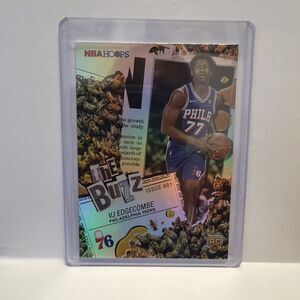 VJ Edgecombe Rookie The Buzz Insert | Rainbow Foil TB-3 | NBA Hoops 2025-2026